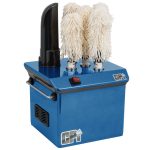 Lease_Dishwashers_Campus Products GP5 Blue StemshinePro Five Brush Electric Glass Polisher - 110V
