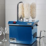 Lease_Dishwashers_Campus Products GP5 Blue StemshinePro Five Brush Electric Glass Polisher – 110V